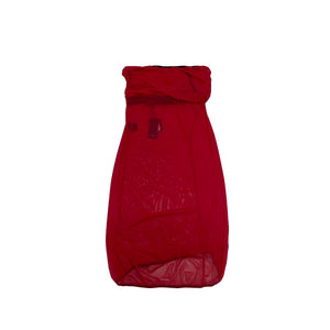 Johanna Parv - MESH SKIRT WITH CARGO POCKETS - AW23 - RED